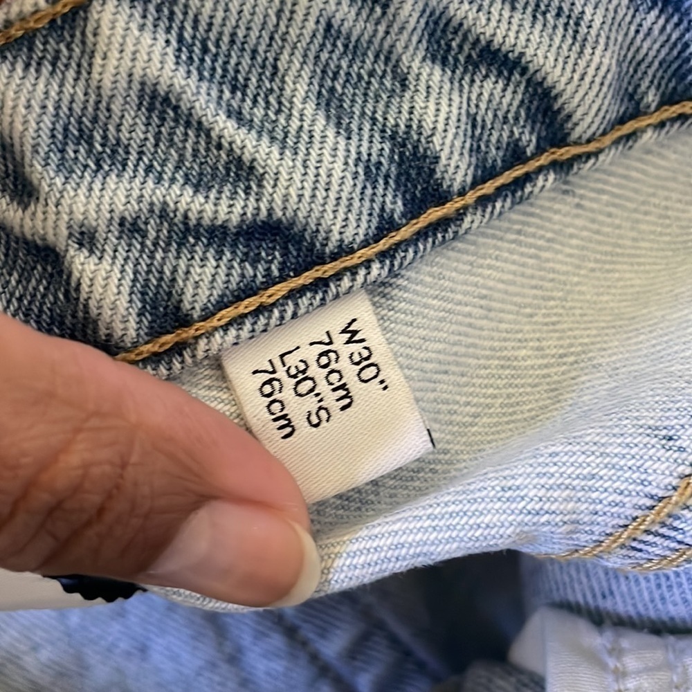 ASOS Collusion cropped jeans size 30 - Picture 7 of 8